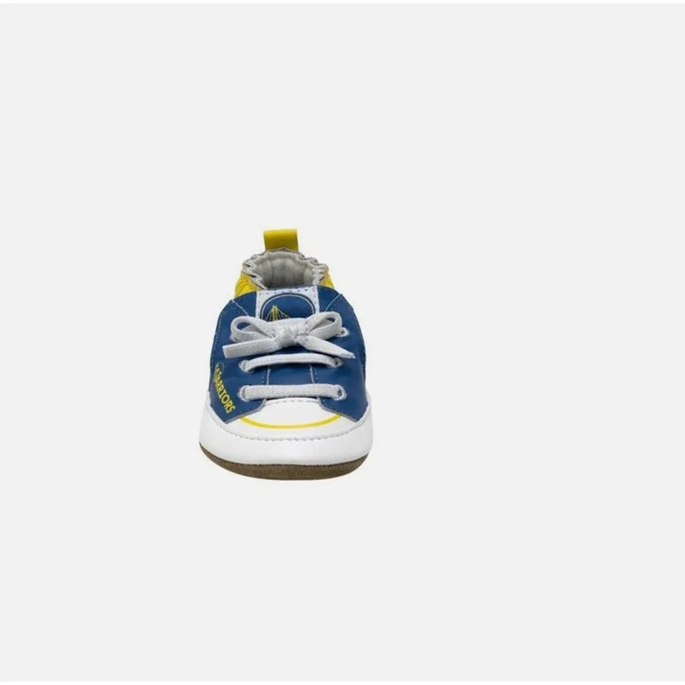Infant Robeez Golden State Warriors NBA Soft Sole Casual Shoes 0-6 Months